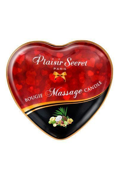 Массажная свеча сердце Plaisirs Secrets Exotic Fruits (35 мл) SO1870 фото