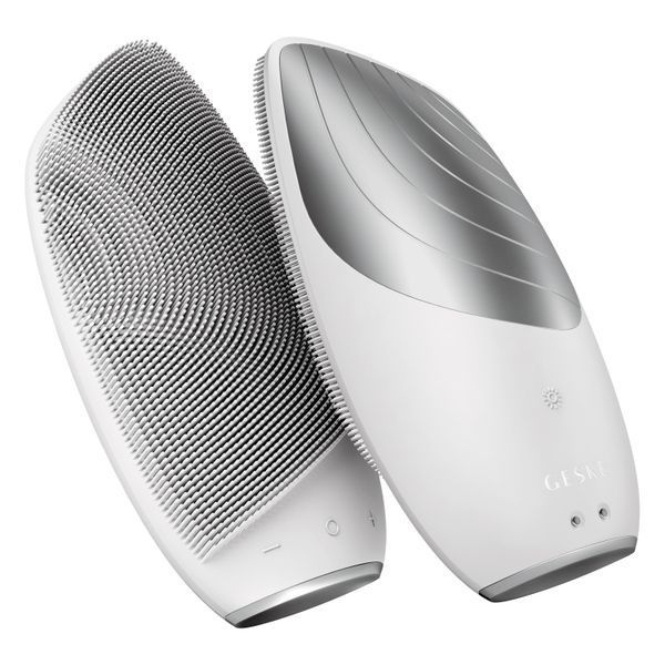 Электронная звуковая термо щетка для лица GESKE Sonic Thermo Facial Brush 6в1 white HB0084 фото