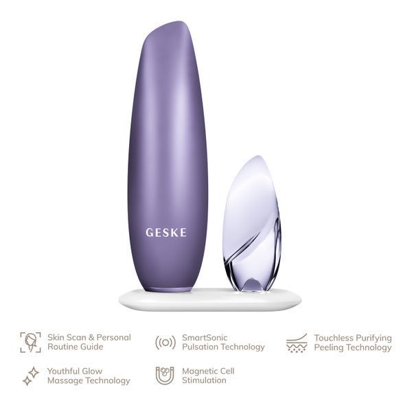 Бесконтактная магнитная пилинг-маска GESKE Touchless Magnetic Peeling Mask 5в1 purple HB0561 фото