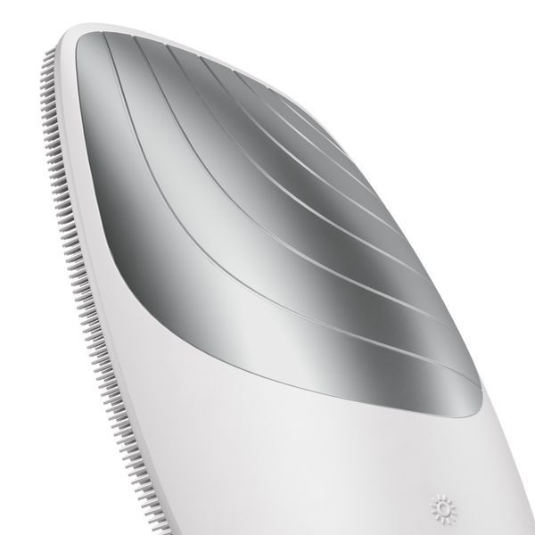 Электронная звуковая термо щетка для лица GESKE Sonic Thermo Facial Brush 6в1 white HB0084 фото