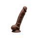 Фаллоимитатор SilexD Johnny Brown (MODEL 1 size 7in), двухслойный, силикон +Silexpan, диаметр 3,5 см SO5021 фото 1