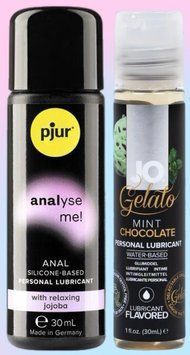 Набор лубрикантов pjur analyse me! Relaxing jojoba silicone 30 мл + System JO Mint Chocolate (30 мл) LB593 фото