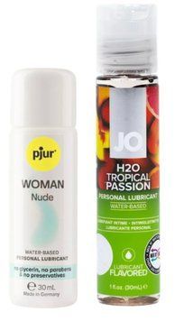 Набор лубрикантов pjur Woman Nude 30 мл + System JO Tropical Passion (30 мл) LB92 фото