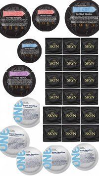 Set з 28 шт : One - Tatoo , Sensitive та Skyn Original SOS206 фото