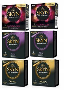 Набір: SKYN Cocktail Club 6 шт. + Skyn Elite 6 шт. + Skyn Original 6 шт. SOS11797 фото