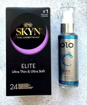 Комплект SKYN Elite 24 шт + Лубрикант охлаждающий OLO 60 мл SOS2332 фото