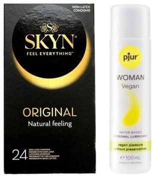 Комплект SKYN Original 24 шт + Pjur Woman Vegan 100 мл SOS13250 фото