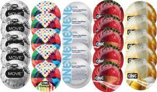 Набір з 25 шт One Move + ONE Ribs + ONE Sensitive + ONE Chocolate Strawberry + ONE Banana SOS8403 фото