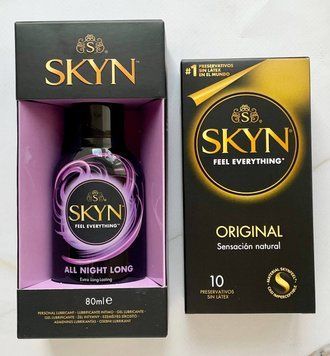 Набір Skyn Original 10шт + Лубрикант Skyn All Night Long 80 мл  SOS2082 фото