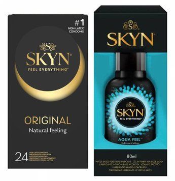 НабІр : SKYN Original 24 шт та Лубрикант SKYN AQUA FEEL 80МЛ SK69 фото