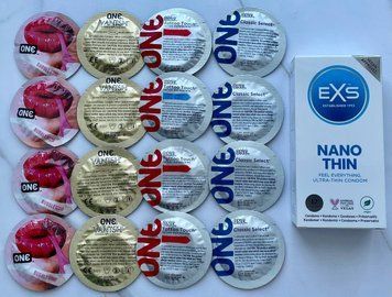 Набор 16 штук ONE Vanish, Tattoo Touch, Flavor Waves, Classic + EXS NANO Thin (12 шт.) SOS3884 фото