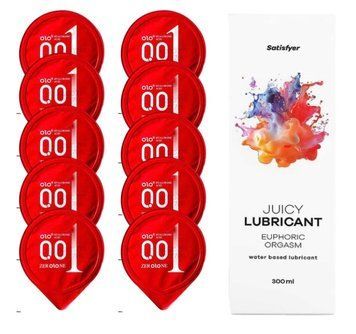OLO Warming 10 шт. + Лубрикант Satisfyer Euphoric Orgasm 300 мл SOS12498 фото