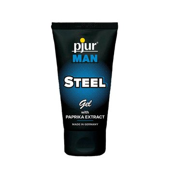 Гель для пеніса стимулювальний pjur MAN Steel Gel 50 ml з екстрактом паприки та ментолом PJ12910 фото