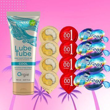 Комплект 15 штук OLO+ONE - Лубрикант LUBE TUBE COOL, 150 мл ORGIE SOS4746 фото