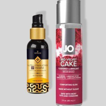 Sensuva Ultra Stimulating On Insane Butter Rum (57 мл) + JO Red Velvet Cake (60 мл) LB289 фото