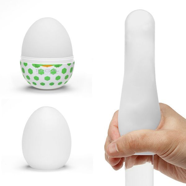 Мастурбатор-яйцо Tenga Egg Stud с шестиугольными выступами SO5495 фото