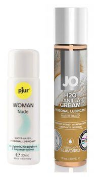 Набор лубрикантов pjur Woman Nude 30 мл + System JO Vanilla Cream (30 мл) LB93 фото