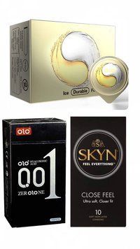 Набір з 30 шт : OLO - Ice Durable Fire , Black та Skyn Close Feel SOS257 фото