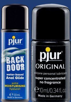 Набор лубрикантов pjur backdoor Comfort water glide 30 мл + pjur Original 10 мл, 2в1 LB374 фото