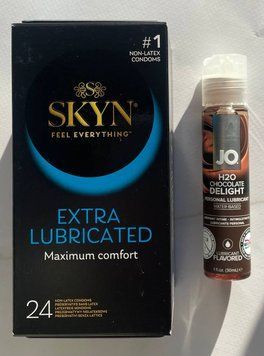 Набір SKYN Extra Lube 24шт +  Змазка System JO H2O &mdash; Chocolate Delight (30 мл) SOS2133 фото