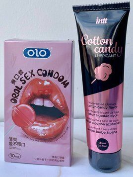 Набор OLO Oral Candy вкусовые 10 шт. + Лубрикант на водной основе Intt Cotton Candy (100 мл) SOS1189 фото