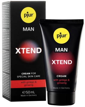 Крем для пеніса стимулювальний pjur MAN Xtend Cream 50 ml, з екстрактом гінкго та женьшеню PJ12900 фото