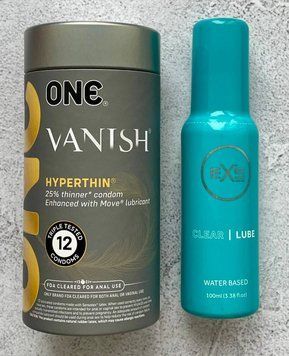 Набор ONE Vanish 12 шт. - Лубрикант EXS Clear Lube 100 мл. SOS2580 фото