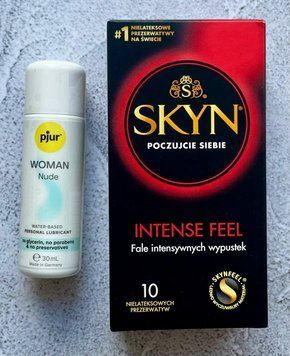 Комплект SKYN Intense Feel 10 шт. - Лубрикант pjur Woman Nude 30 мл SOS2630 фото
