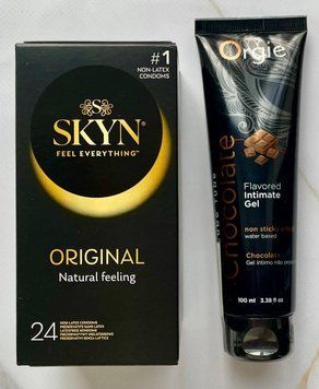 Комплект Skyn Original 24 шт - Лубрикант ORGIE LUBE TUBE шоколад, 100 мл SOS2918 фото