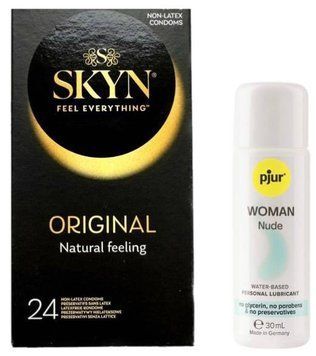 Комплект SKYN Original 24 шт + Pjur Woman Nude 30 мл SOS13251 фото