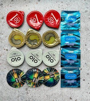 Набор с 16 шт : OLO : Passionate , Ice Durable ,Feeling ; ONE : Vanish , Oasis Premium SOS1026 фото