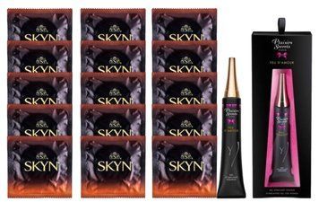 Комплект Skyn Warming 15 шт + Plaisirs Secrets Feu d&rsquo;Amour 30 мл SOS14519 фото