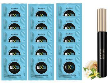 Комплект EXS Air Thin 15 шт + Bijoux Indiscrets Aphrodisia Clitoral Arousal Balm SOS14803 фото