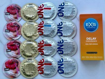 Набор 16 штук ONE Vanish, Tattoo Touch, Flavor Waves, Classic + EXS Delay (12 шт.) SOS3885 фото