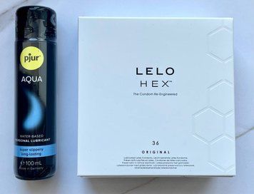 Комплект LELO HEX Original  36 Pack + Лубрикант pjur Aqua 100 мл SOS2033 фото