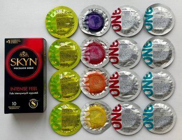 Комплект 26 штук SKYN Intense Feel + ONE Color Sensations, Extreme Ribs, Pleasure plus, Glowing Pleasures SOS2233 фото