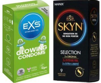 Набор з Skyn Selection 9 шт + EXS Glowing 12 штук SOS7827 фото
