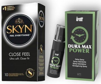 Набір з SKYN Close Feel (10 шт) + Пролонгатор Intt Dura Max Power (12 мл) SOS8928 фото
