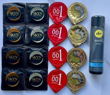 Набор из 16 штук Olo, Skyn ​​+ лубрикант pjur Basic Waterbased (100 мл) SOS4035 фото