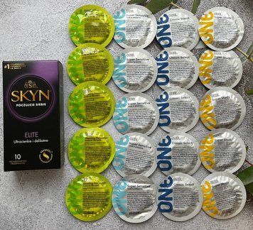 Набор 30 штук Skyn ​​Elite + ONE Super Studs, Super Sensitive, Classic, Glowing Pleasures SOS2283 фото
