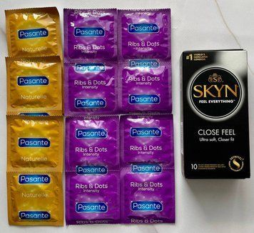 Комплект Skyn Close Feel 10 шт + Pasante Naturelle 6 шт + Pasante Ribs & Dots 8 шт SOS3015 фото