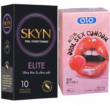 Набір: Skyn Elite 10 штук + OLO Oral Candy 10 штук  SOS39 фото