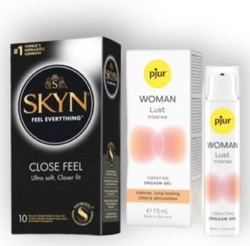 SKYN Close Feel 10 штук + pjur Woman Lust Intense 15 мл SOS6764 фото