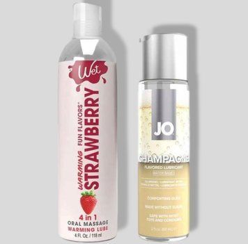 Wet Oral Play Strawberry (118 мл) + JO Champagne (60 мл) LB844 фото