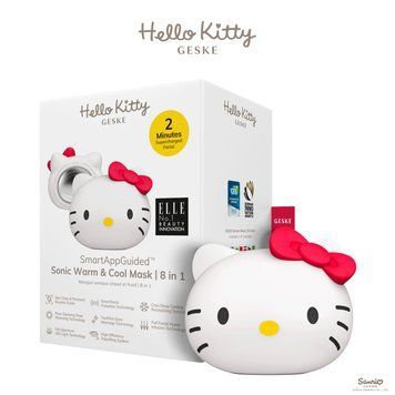 Ультразвукова маска тепло та холод GESKE Sonic Warm&Cool Mask 8в1 у формі голови кота by Hello Kitty HB0596 фото