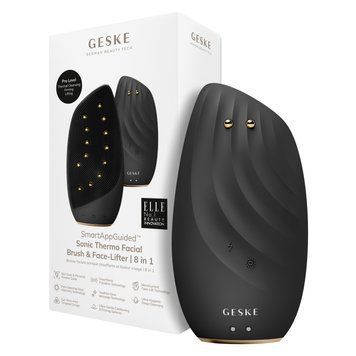 Очистительная щетка для лица GESKE Sonic Thermo Facial Brush&Face-Lifter 8в1 gray HB0086 фото