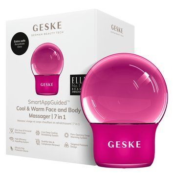 Масажер для обличчя і тіла GESKE Cool&Warm Face and Body Massager 7в1 magenta HB0300 фото