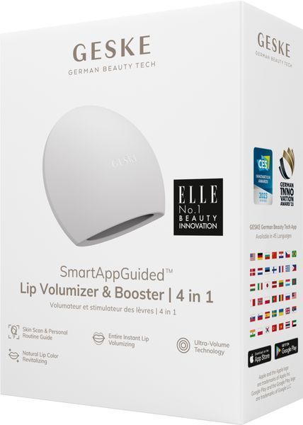 Пристрій для збільшення обʼєму губ GESKE Lip Volumizer&Booster 4в1 Big white HB0233 фото