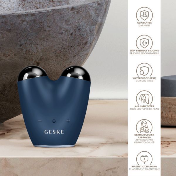 Микротоковый подтягиватель лица GESKE MicroCurrent Face-Lifter 6в1 midnight HB0133 фото