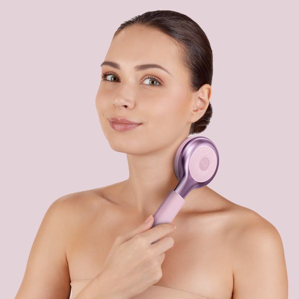 Ультразвуковая щетка для всего тела GESKE Sonic Full-Body Brush&Intensive Exfoliator 8в1 pink HB0379 фото